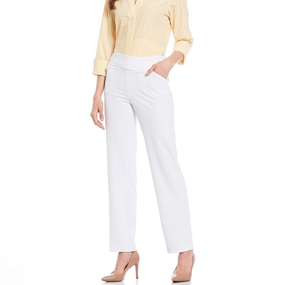 Investments Petites Women’s Ivory Pants SZ 10P 👠